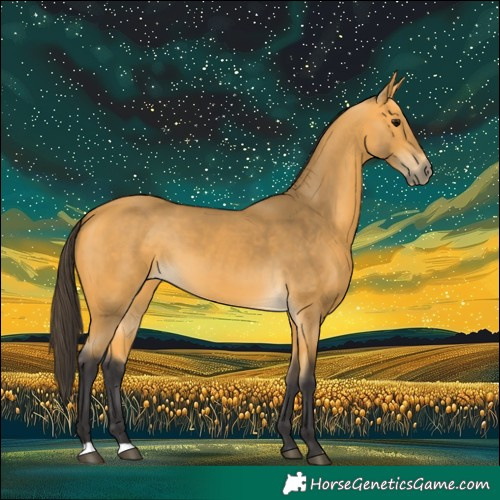 Horse Color:Buckskin 