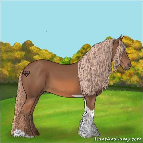 Horse Color:Chestnut Tobiano 