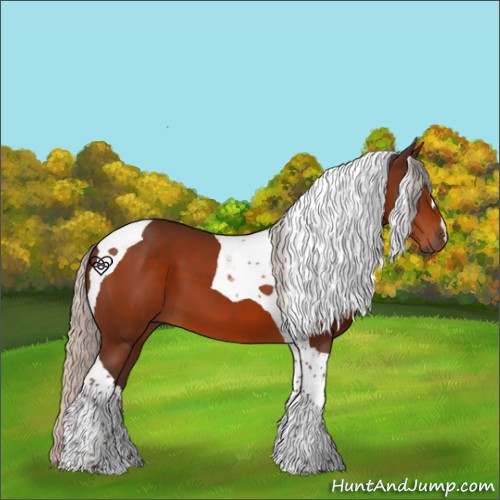 Horse Color:Silver Bay Tobiano 