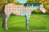 Horse Color:Plaid  Bay Ice 