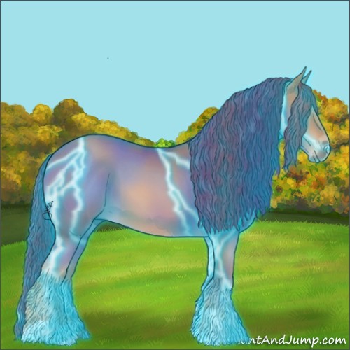 Horse Color:Thunderstruck Chestnut