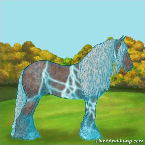 Horse Color:Thunderstruck Chocolate Silver Bay Ice