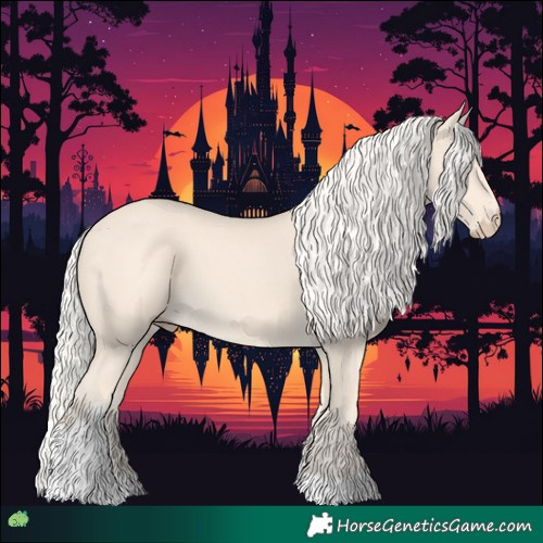 Horse Color:Cremello Tobiano 