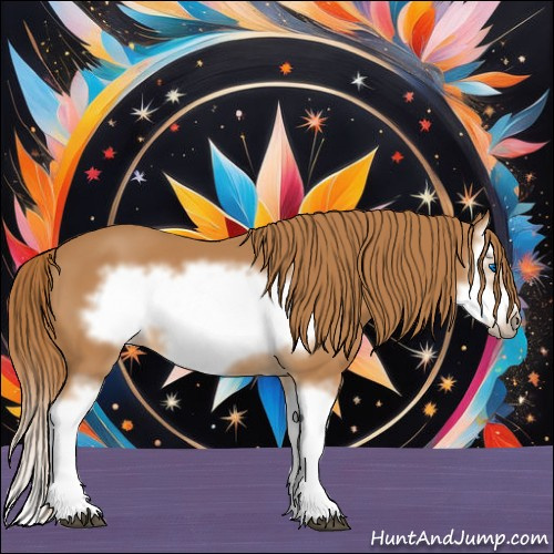 Horse Color:Chestnut Splash Frame 