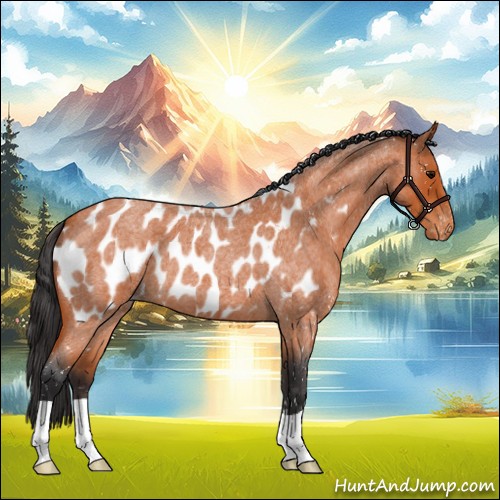 Horse Color:Bay Roan Appaloosa 
