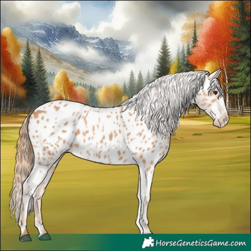 Horse Color:Chestnut Appaloosa 