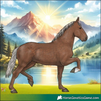 Horse Color:Silver Black 
