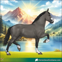 Horse Color:Grullo 
