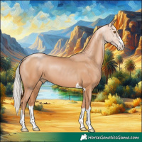 Horse Color:Silver Black Pearl 