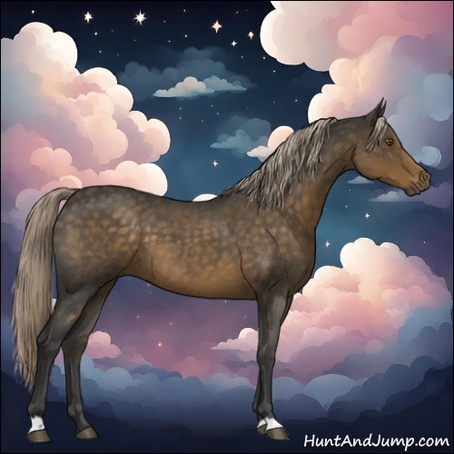Horse Color:Chocolate Palomino Roan