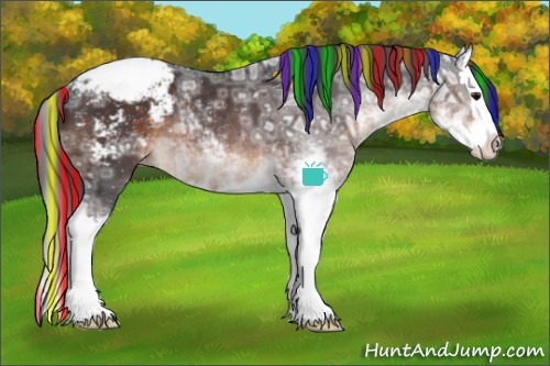 Horse Color:Painted Brown Ice Sabino Splash Snowcap Rabicano