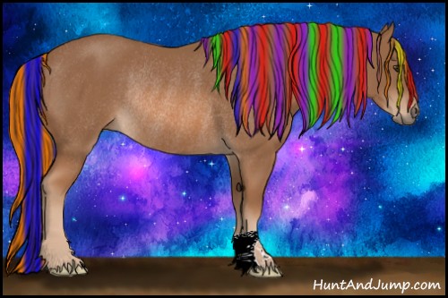 Horse Color:Painted Chestnut Rabicano 
