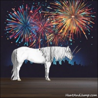 Horse Color:White Spotted Brown Ice Splash