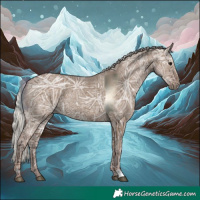 Horse Color:Silver Grullo Ice 