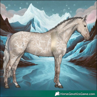 Horse Color:Silver Grullo Ice 