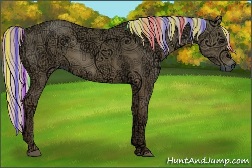 Horse Color:Painted Silver Grullo Ice 