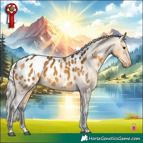 Horse Color:Silver Buckskin Appaloosa 
