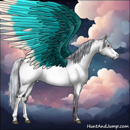 Horse Color:Painted White Spotted Silver Bay Chinchilla Ice 
