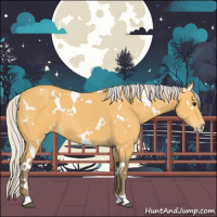 Horse Color:White Spotted Silver Buckskin 