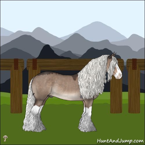 Horse Color:Liver Red Dun Mushroom Splash Rabicano 