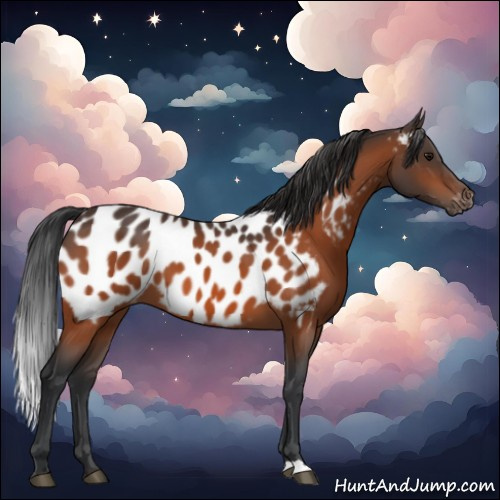 Horse Color:Bay Appaloosa 