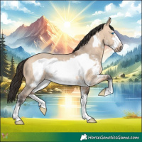 Horse Color:Bay Dun Sabino Frame 