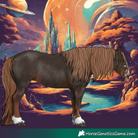 Horse Color:Liver Chestnut Rabicano 