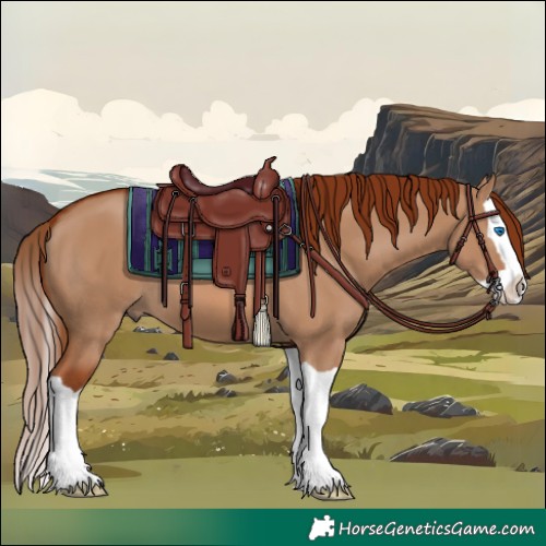 Horse Color:Red Dun Splash 