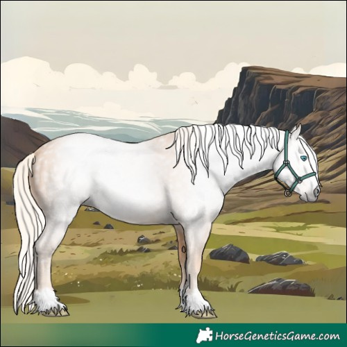 Horse Color:Gray Cremello 