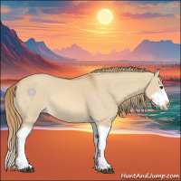 Horse Color:Red Dun Roan Splash Frame Rabicano 