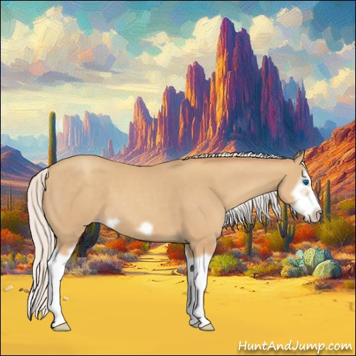 Horse Color:Silver Classic Champagne Splash Frame