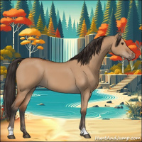 Horse Color:Bay Dun