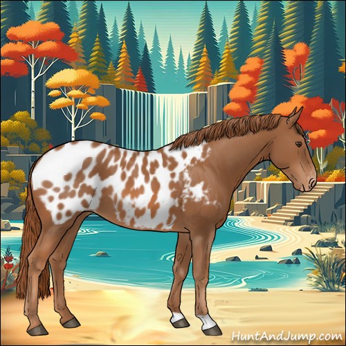 Horse Color:Chestnut Near Leopard 