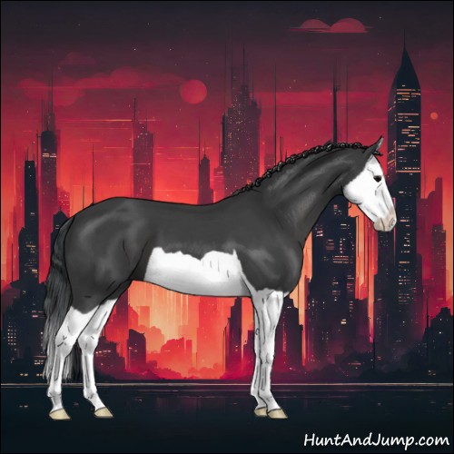 Horse Color:Black Splash 