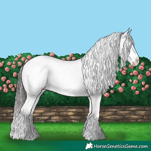 Horse Color:Black Tobiano Snowflake Varnish 