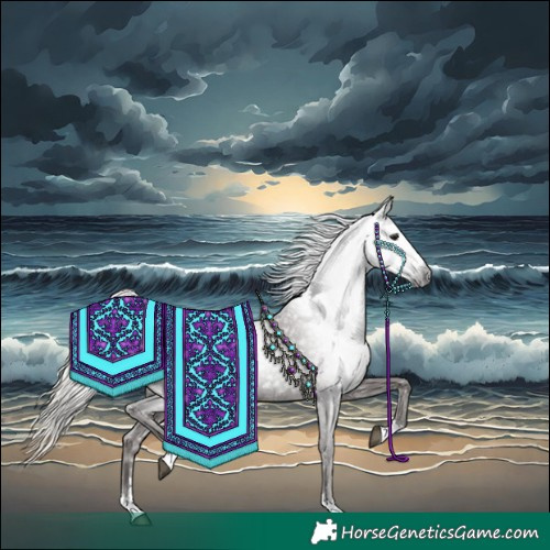 Horse Color:Gray Silver Black Ice 