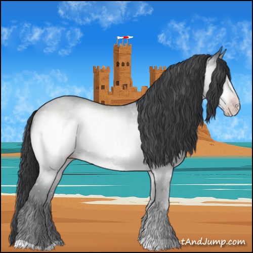 Horse Color:Sable Champagne Chinchilla