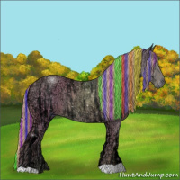 Horse Color:Painted Watercolor Chestnut Ice