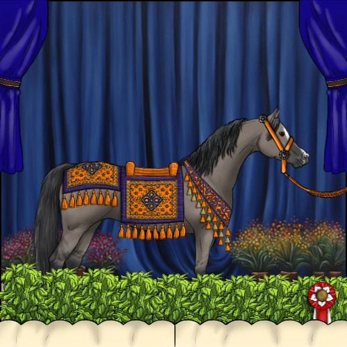 Horse Color:Grullo Sabino 