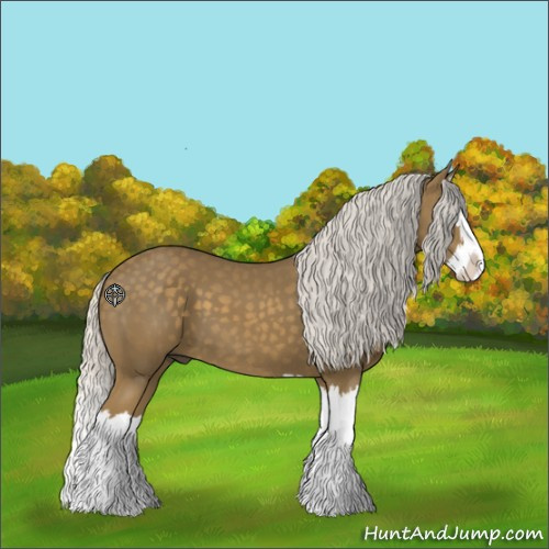 Horse Color:Silver Smoky Black Splash 
