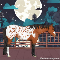 Horse Color:Bay Appaloosa 