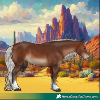Horse Color:Silver Bay Sabino Tobiano 