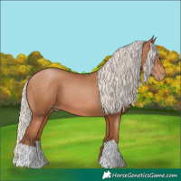 Horse Color:Silver Brown Pearl 