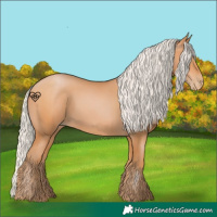 Horse Color:Silver Bay Pearl