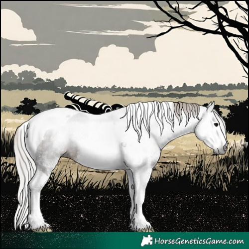 Horse Color:Gray White Spotted Silver Black Splash Tobiano Rabicano