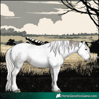 Horse Color:Gray White Spotted Silver Black Splash Tobiano Rabicano 