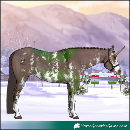 Horse Color:Liver Red Dun Sabino 