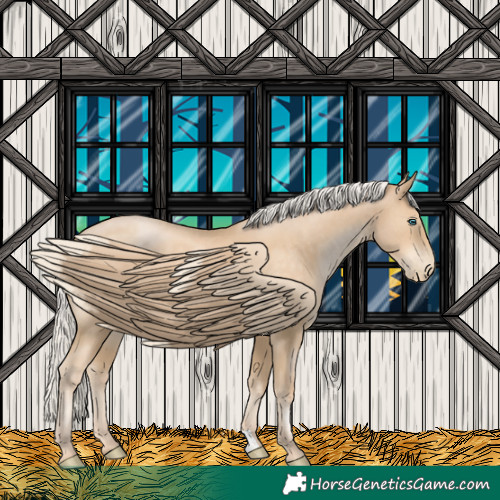 Horse Color:Silver Smoky Black Pearl 