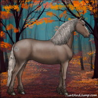 Horse Color:Silver Black 