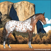 Horse Color:Bay Appaloosa 